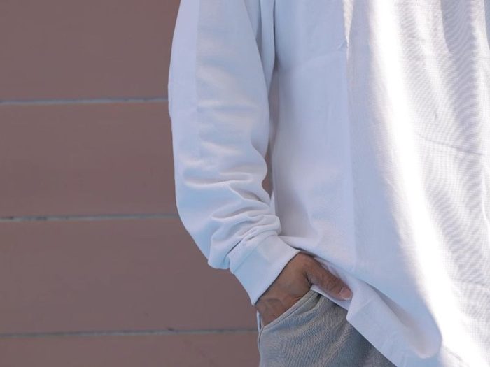 Men's Heavyweight Long Sleeve T-Shirt - Classic Crewneck - Image 3
