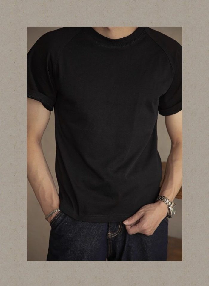 Men's Heavyweight 300gsm T-Shirt - Vintage Americana Style - Image 3