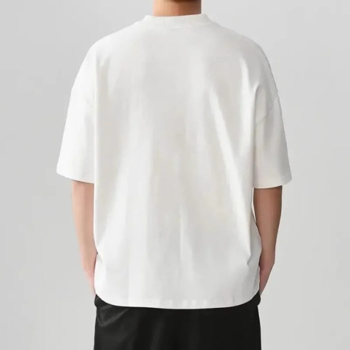 320gsm Heavyweight Tee - Classic American Fit Crewneck T-Shirt - Image 2